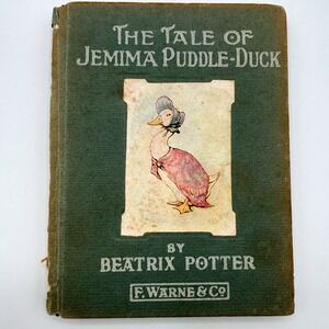 The Tale of Jemima Puddle-Duck Beatrix Potter Frederick Warne Co Vintage Book